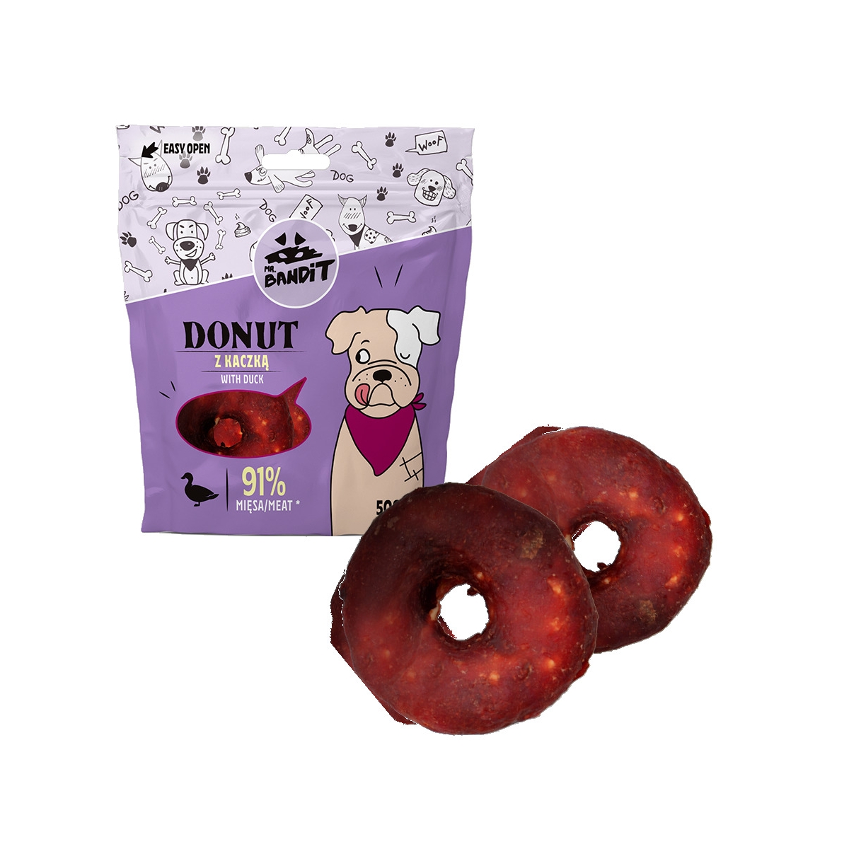 MR.BANDIT DONUT VIRTULIS AR PĪLI 500G - Produkta attēls