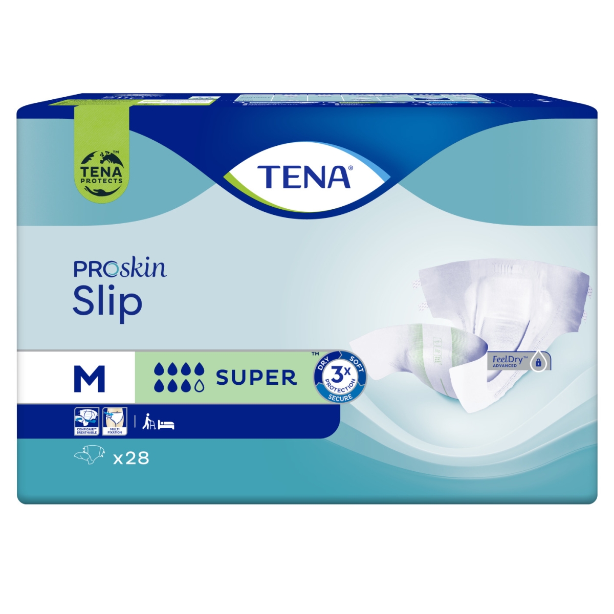 TENA Slip Super autiņbikses, M izmērs, 28 gab.