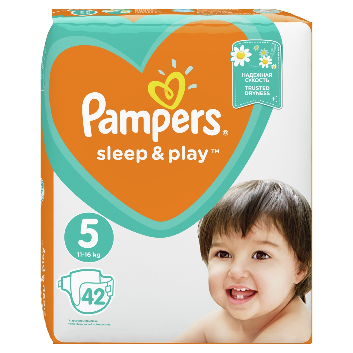 PAMPERS SLEEP&PLAY AR KUMELĪTĒM 5.IZM (11-16KG) N42 JUNIOR - Produkta attēls