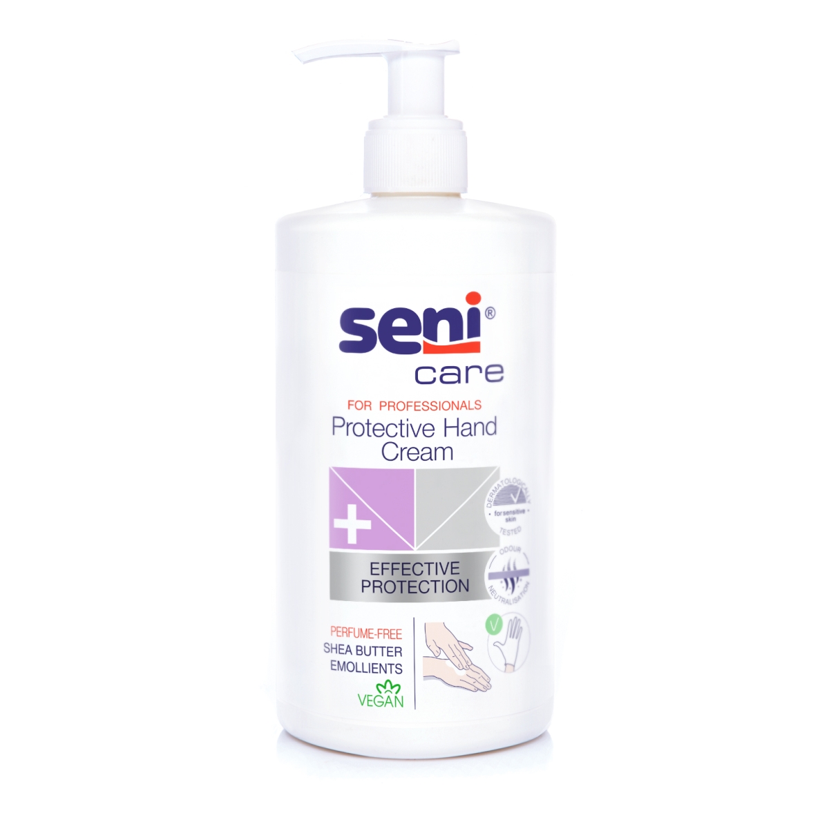 SENI CARE Profesional aizsargkrēms rokām, 3% Urea, 500 ml - Produkta attēls