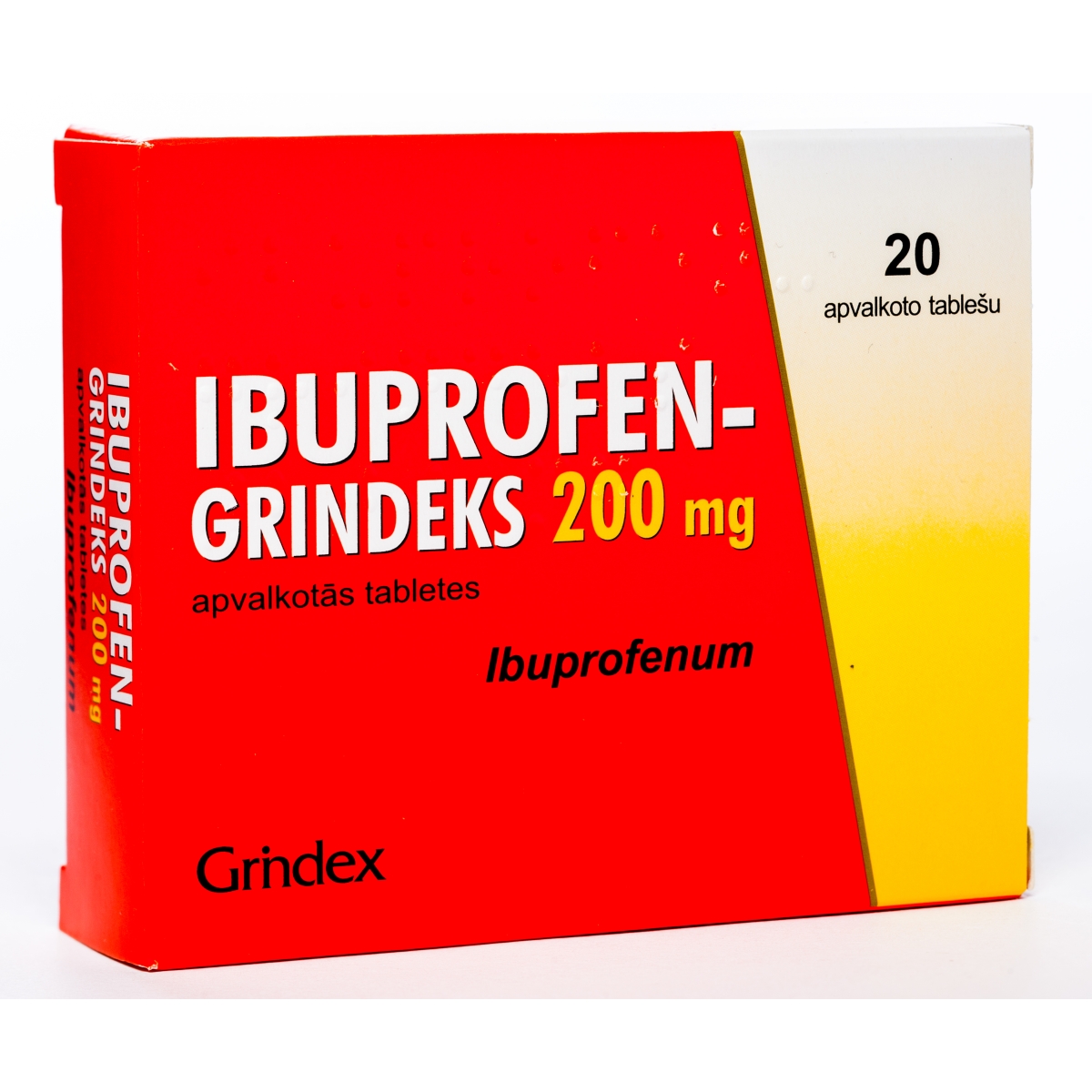 IBUPROFEN GRINDEKS 200MG TABLETES N20