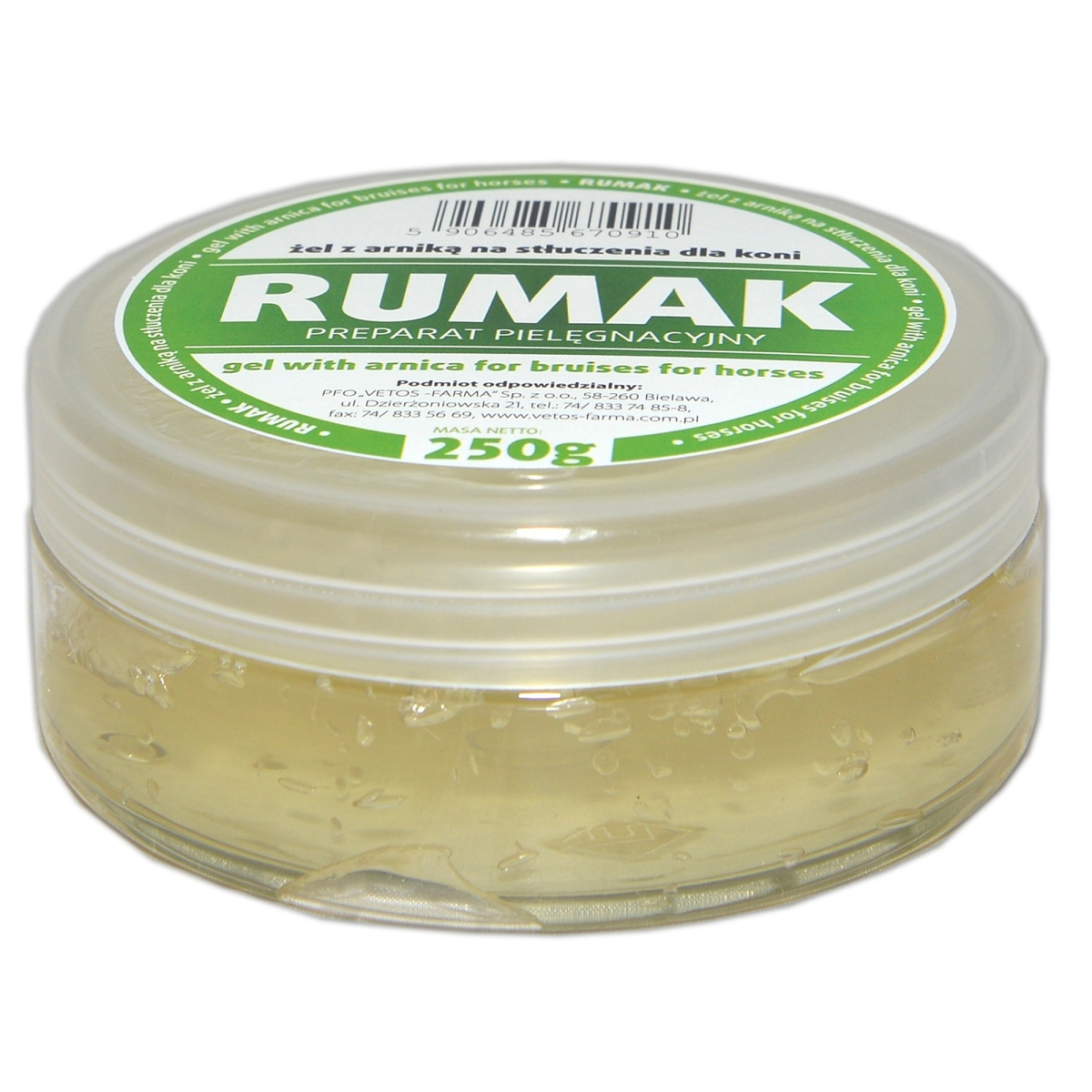 RUMAK GĒLS AR ARNIKU 250G SASITUMIEM SASPIEDUMIEM - Produkta attēls