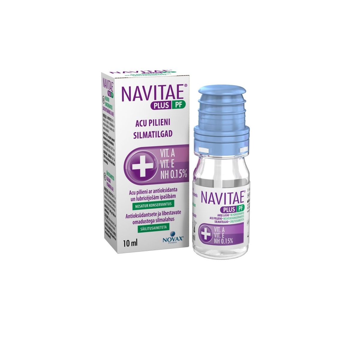 NAVITAE® Plus PF acu pilieni, 10 ml