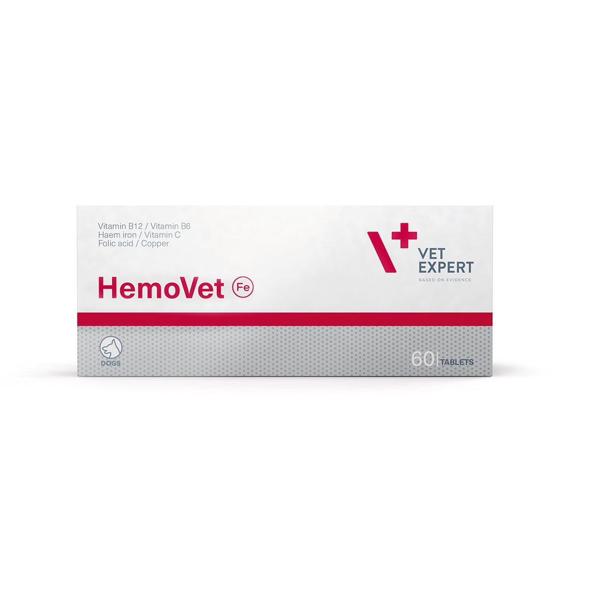 VE HEMOVET 67MG TABL N60 SUŅIEM - Produkta attēls