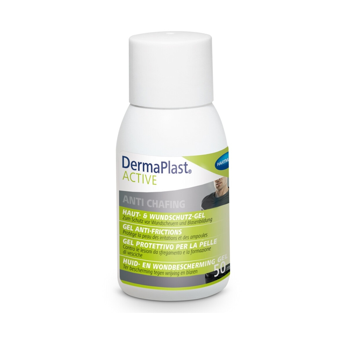 DERMAPLAST Active Anti Chafing gēls, 50 ml - Produkta attēls