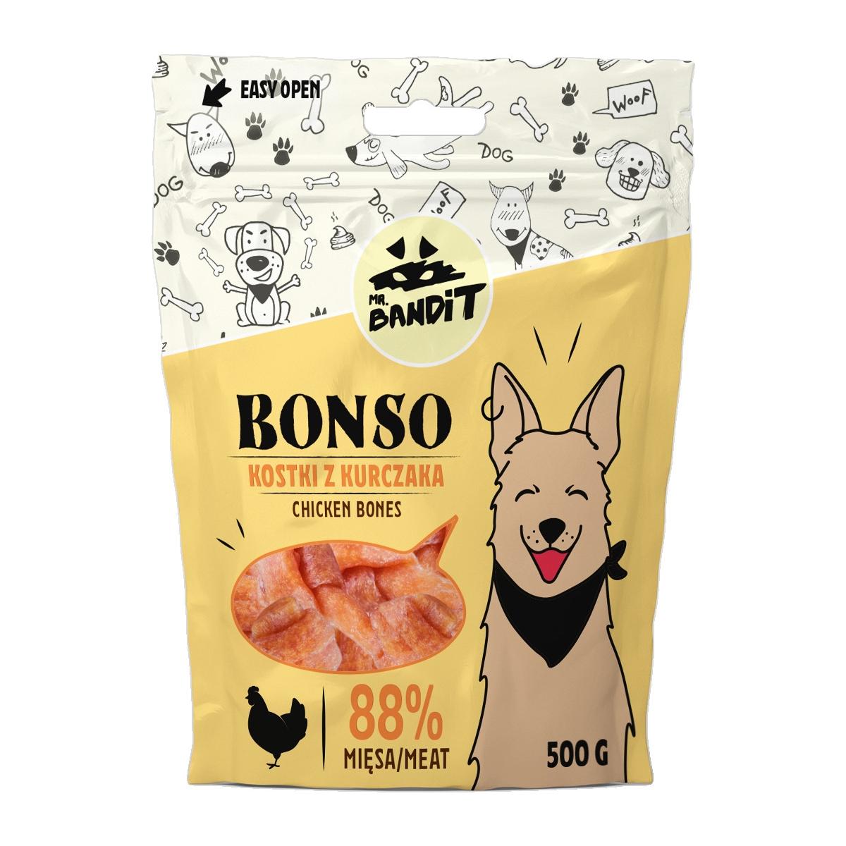 MR.BANDIT BONSO VISTAS KAULIŅI 500G - Produkta attēls