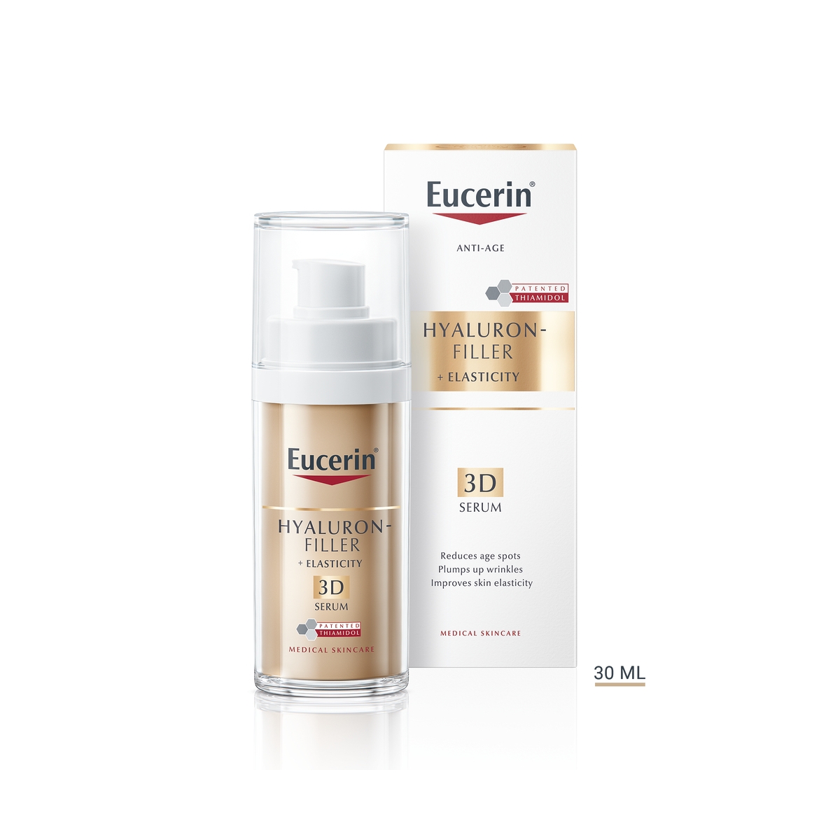 EUCERIN Hyaluron-Filler + Elasticity 3D serums, 30 ml