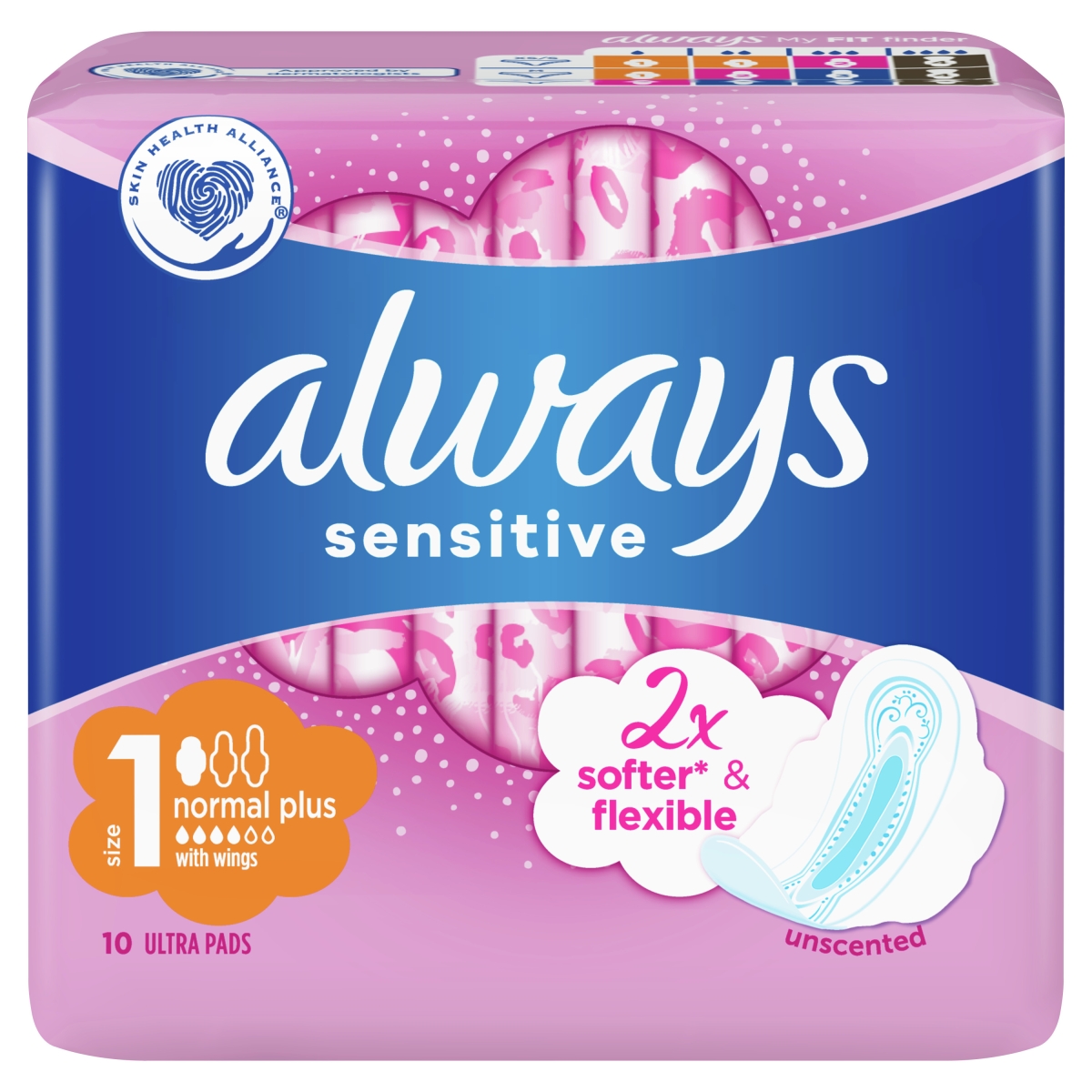 ALWAYS Sensitive Ultra Normal+ paketes, 10 gab