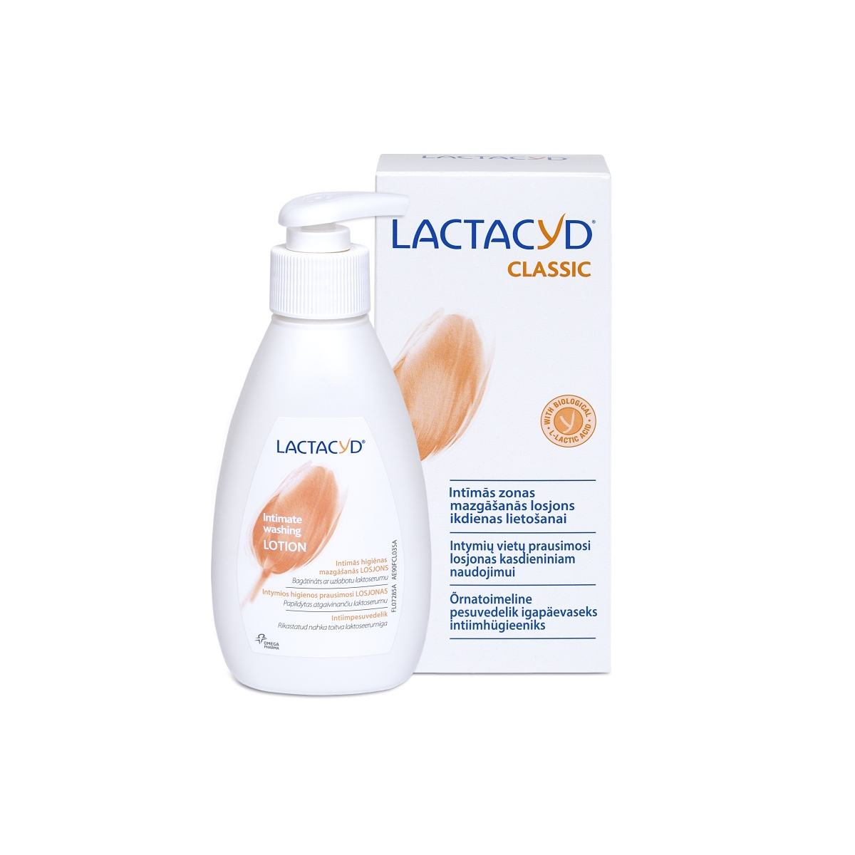 LACTACYD Classic intīmās zonas mazgāšanas losjons, 200 ml