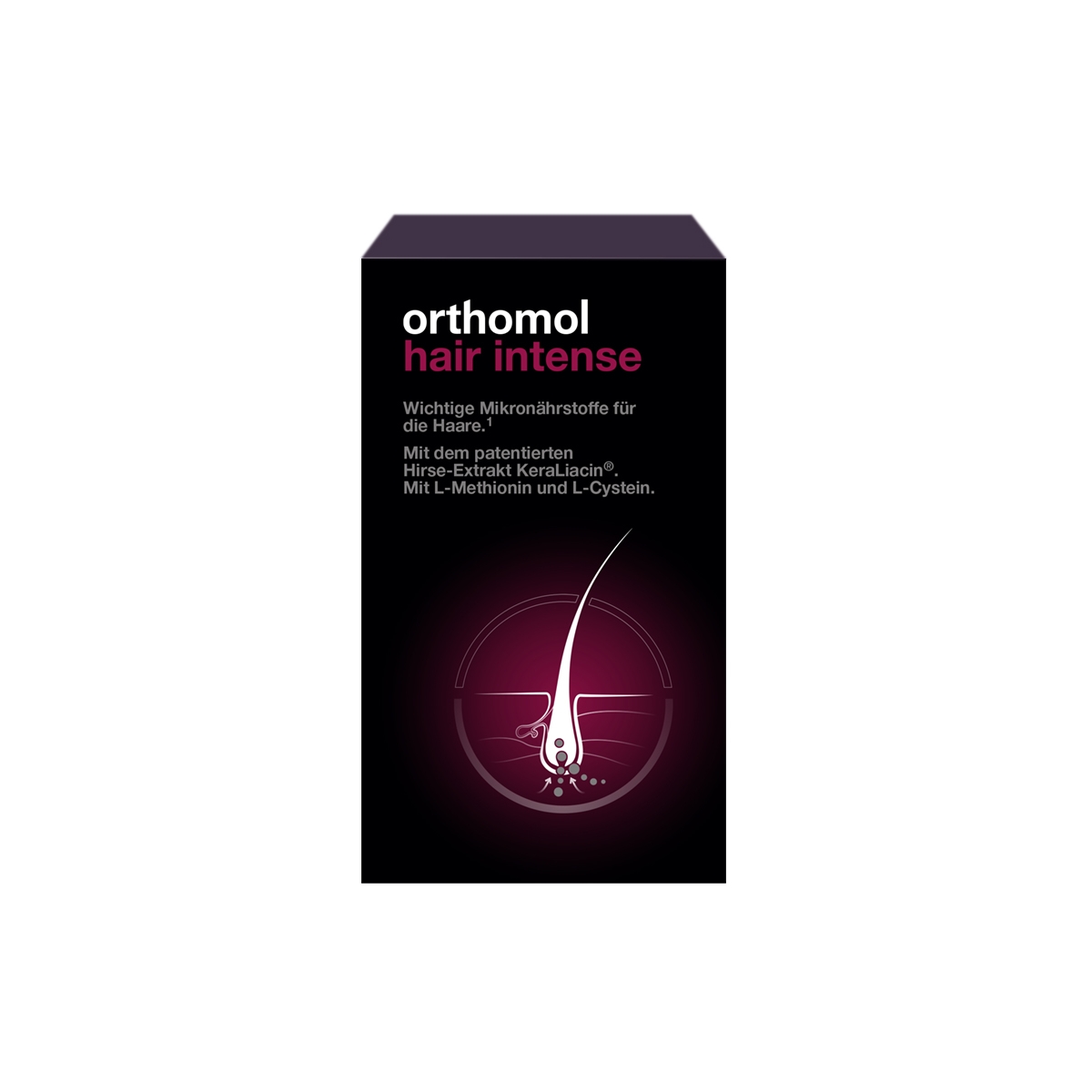 ORTHOMOL Hair Intense kapsulas, 60 gab - Produkta attēls