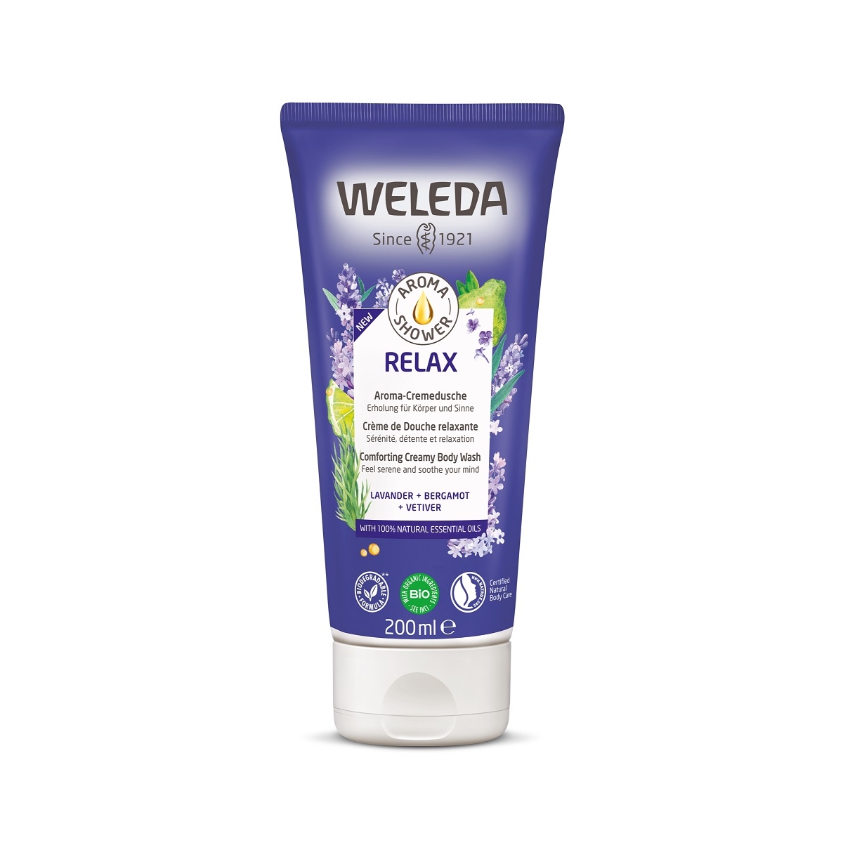 WELEDA Aroma Relax dušas krēms, 200 ml