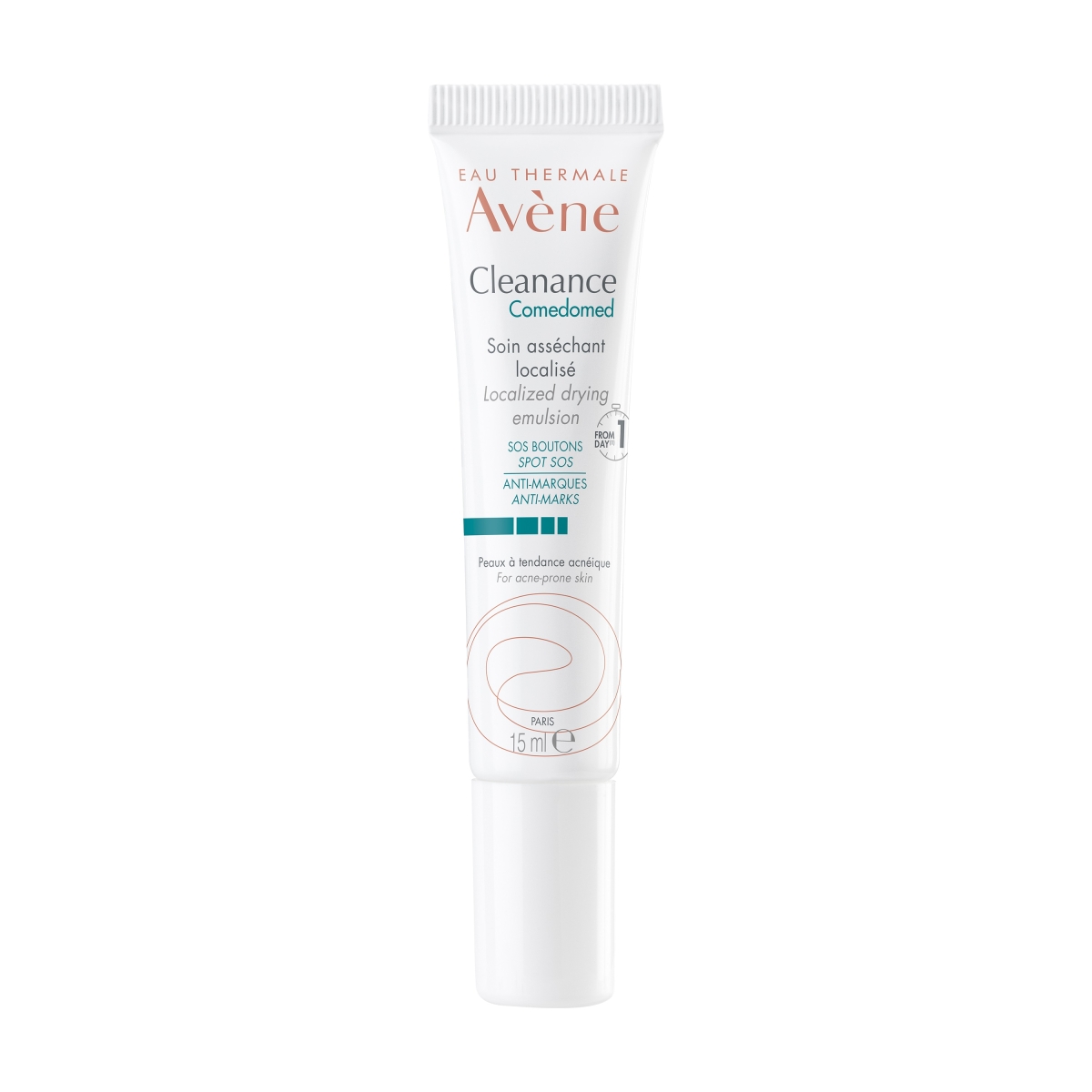 AVÈNE Cleanance Comedomed SOS emulsija, 15ml - Produkta attēls