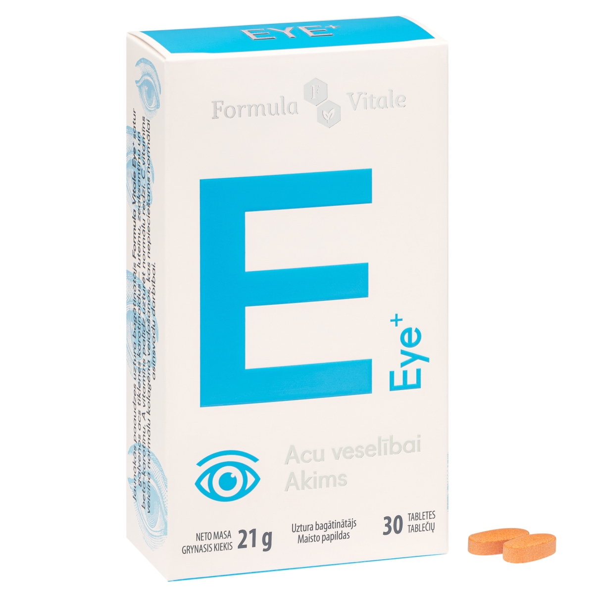 FORMULA VITALE Eye tabletes, 30 gab. - Produkta attēls