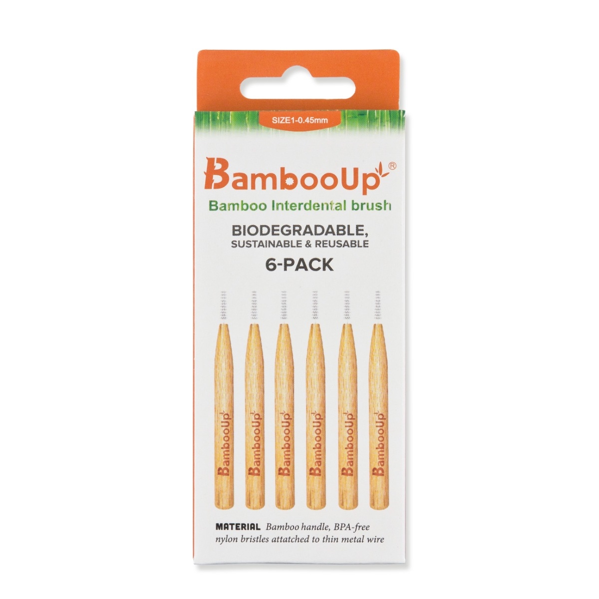 BAMBOO UP ZOBU STARPZOBU BIRSTES 0.45MM N6 - Produkta attēls