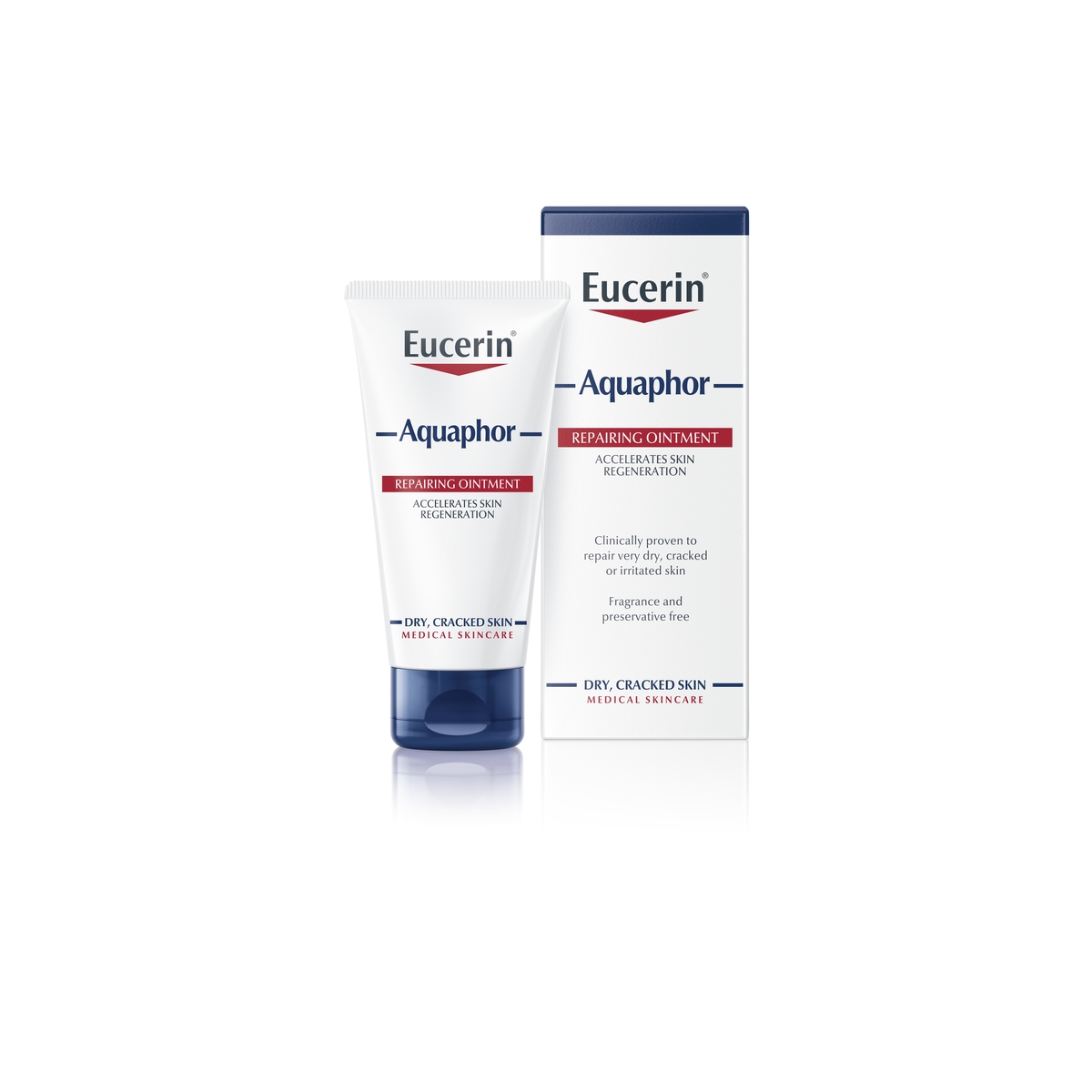 EUCERIN Aquaphor atjaunojoša ziede, 45 ml - Produkta attēls