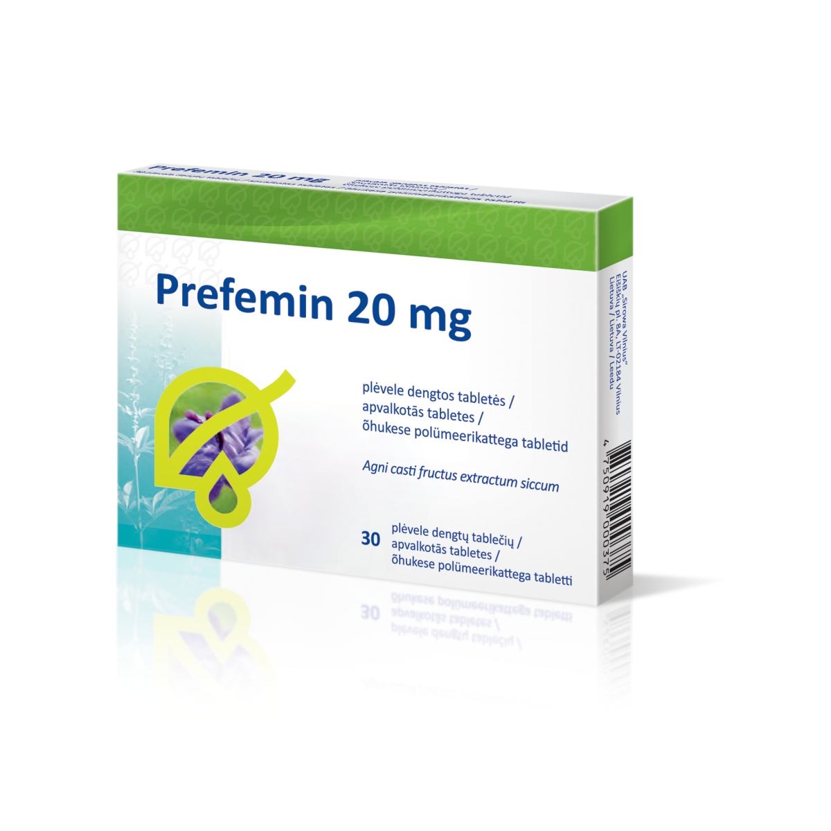 PREFEMIN 20MG TBL N30 - Produkta attēls