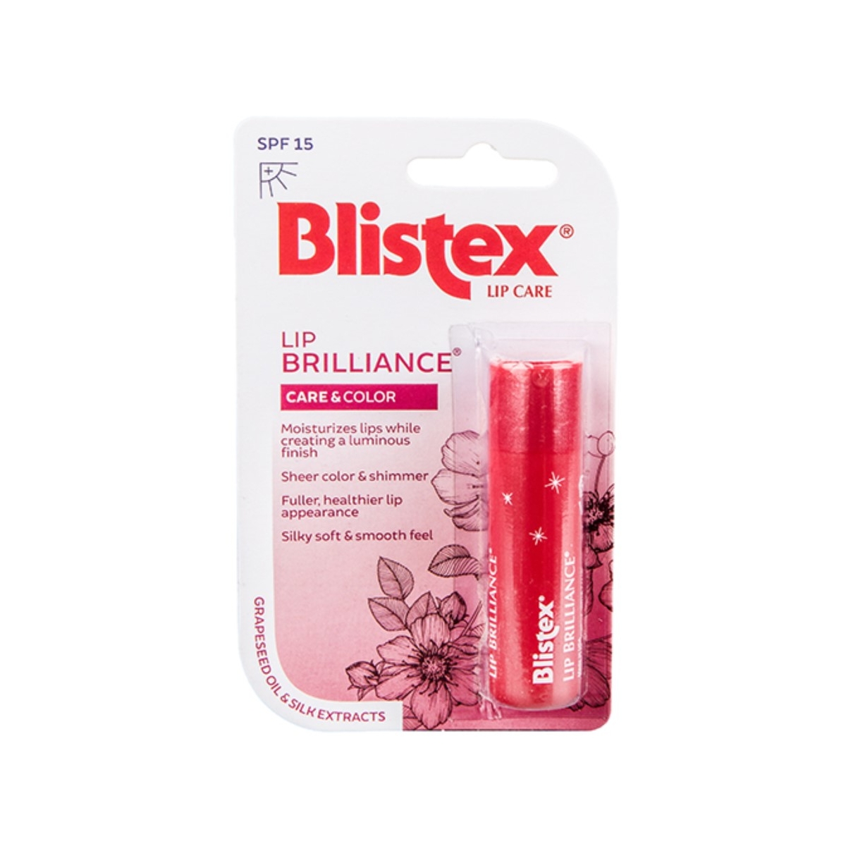 BLISTEX BALZ. LŪPĀM LIP BRILIANCE SPF15 3.7G - Produkta attēls