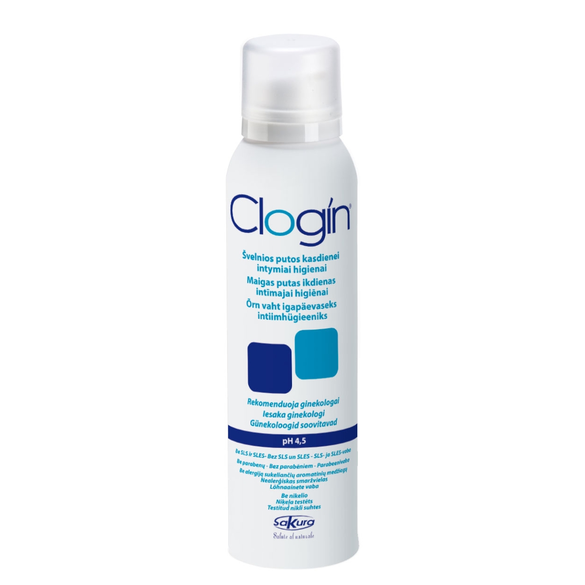 CLOGIN MAIGAS PUTAS IKD. INT HIGIĒNAI 150ML - Produkta attēls