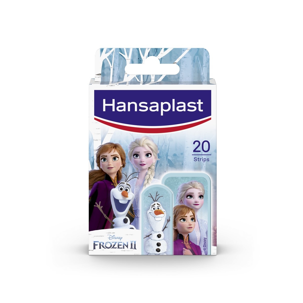 HANSAPLAST Kids Frozen plāksteri bērniem ar disneja motīviem, 20 gab. - Produkta attēls