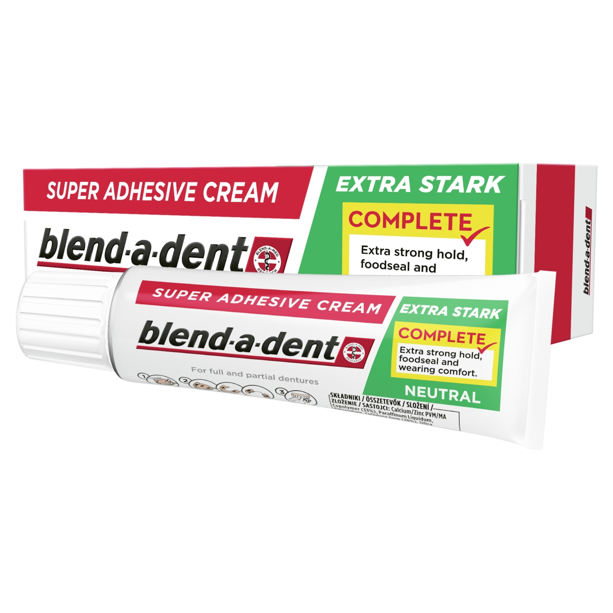 BLEND-A-DENT Neutral fiksācijas krēms, 47 g