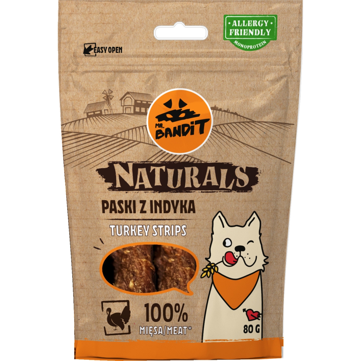 MR.BANDIT NATURALS TĪTARA GAĻAS SLOKSNĪTES 80G - Produkta attēls