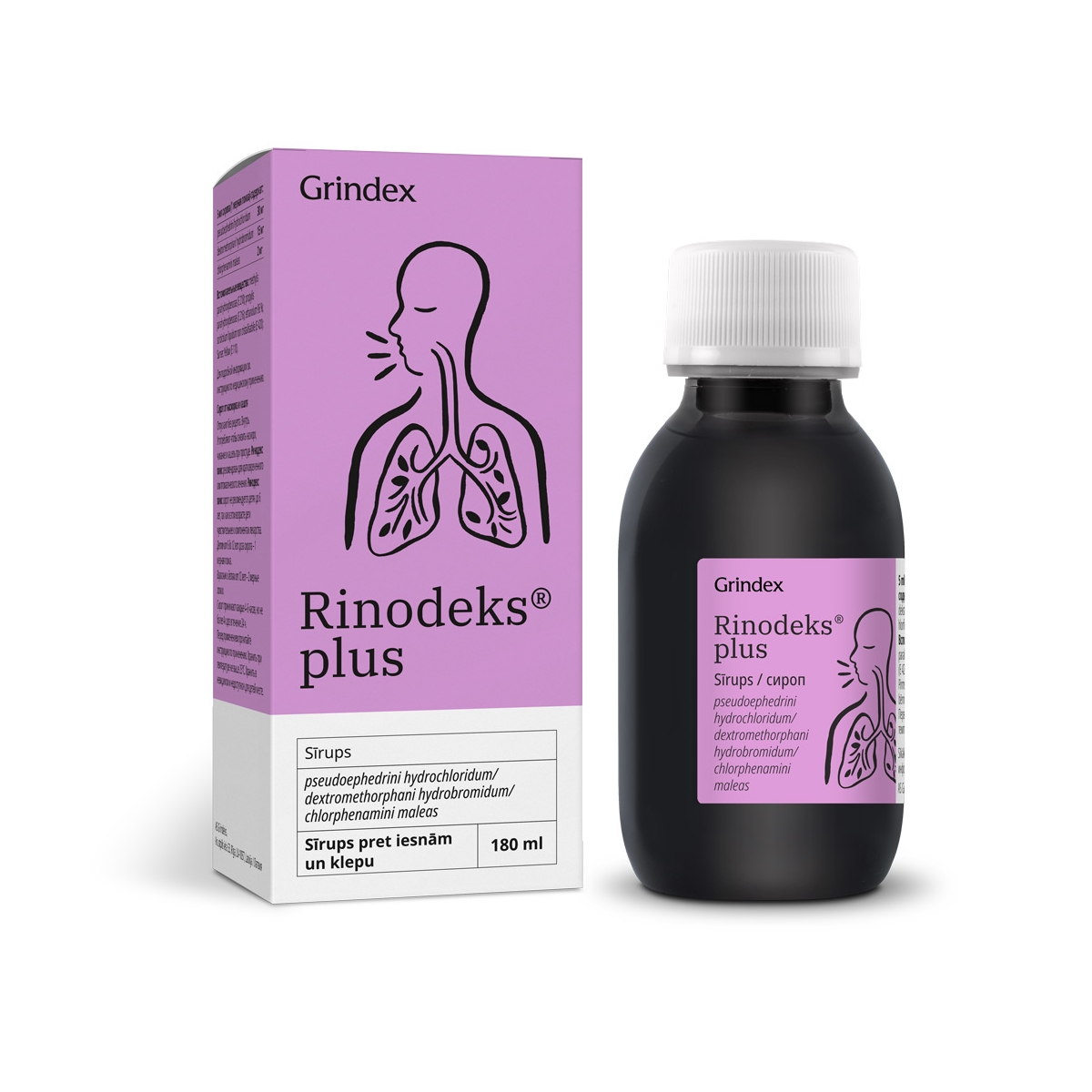 RINODEKS PLUS SĪRUPS 180ML