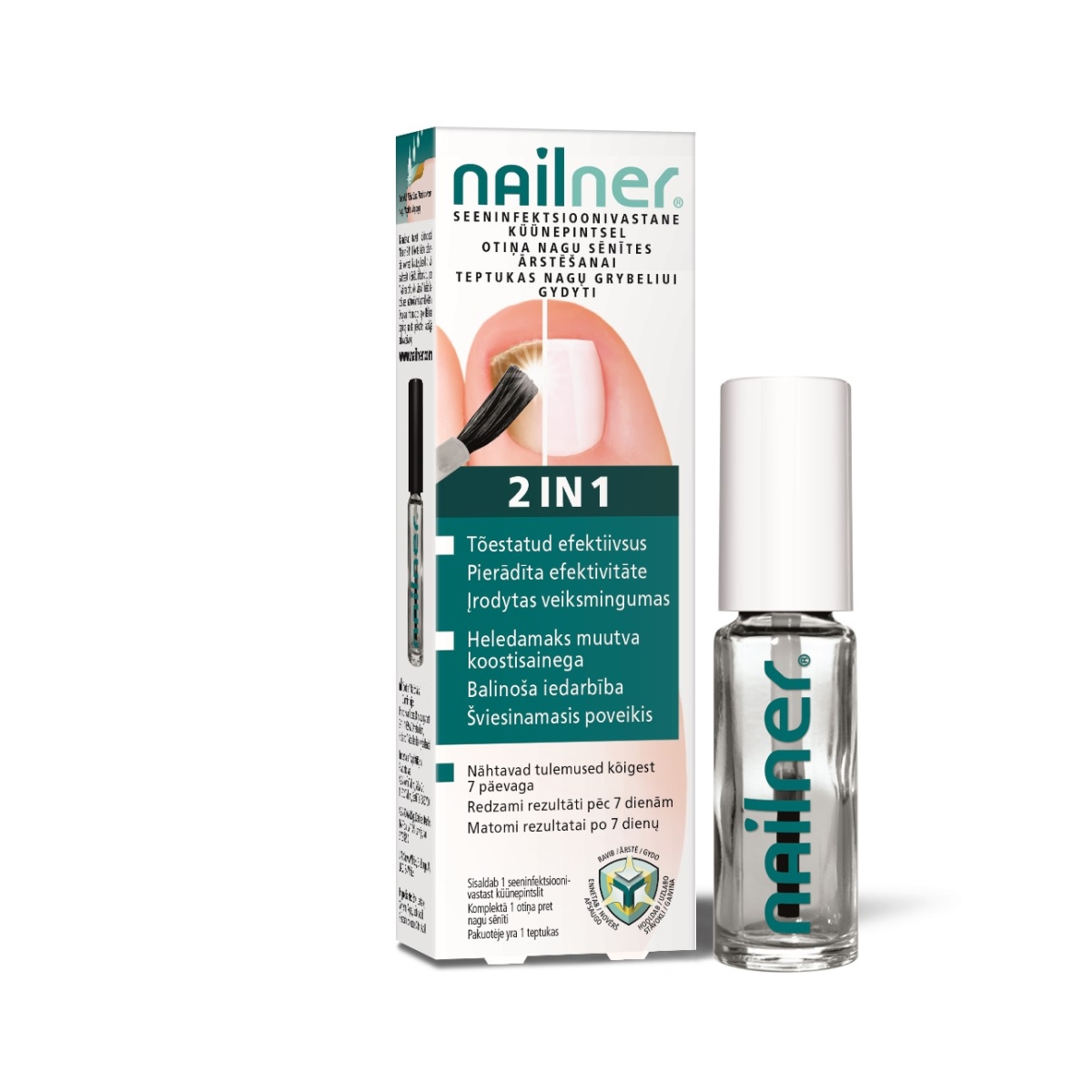 NAILNER OTIŅA 2IN1 5ML N1 - Produkta attēls