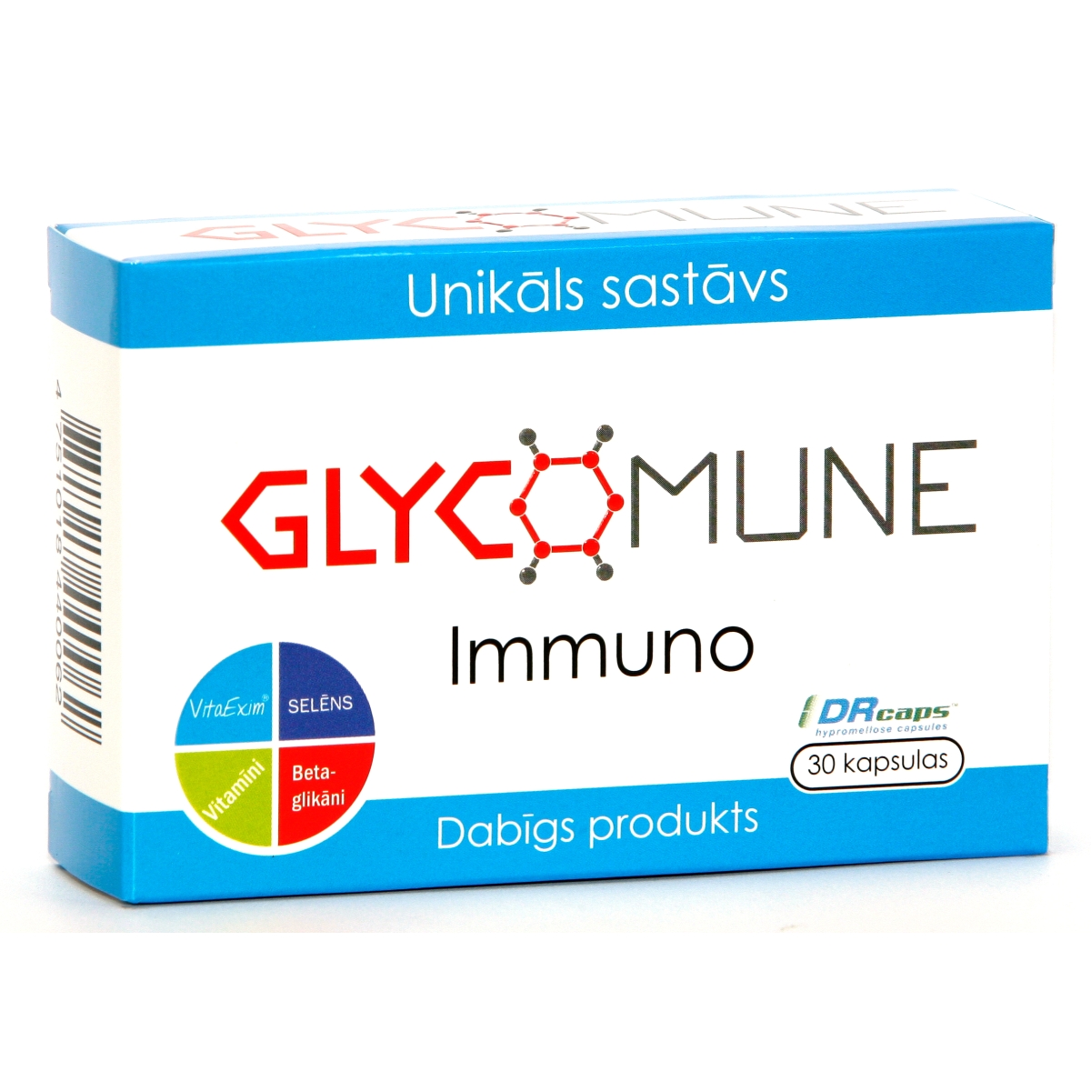 GLYCOMUNE IMMUNO KAPSULAS N30 - Produkta attēls