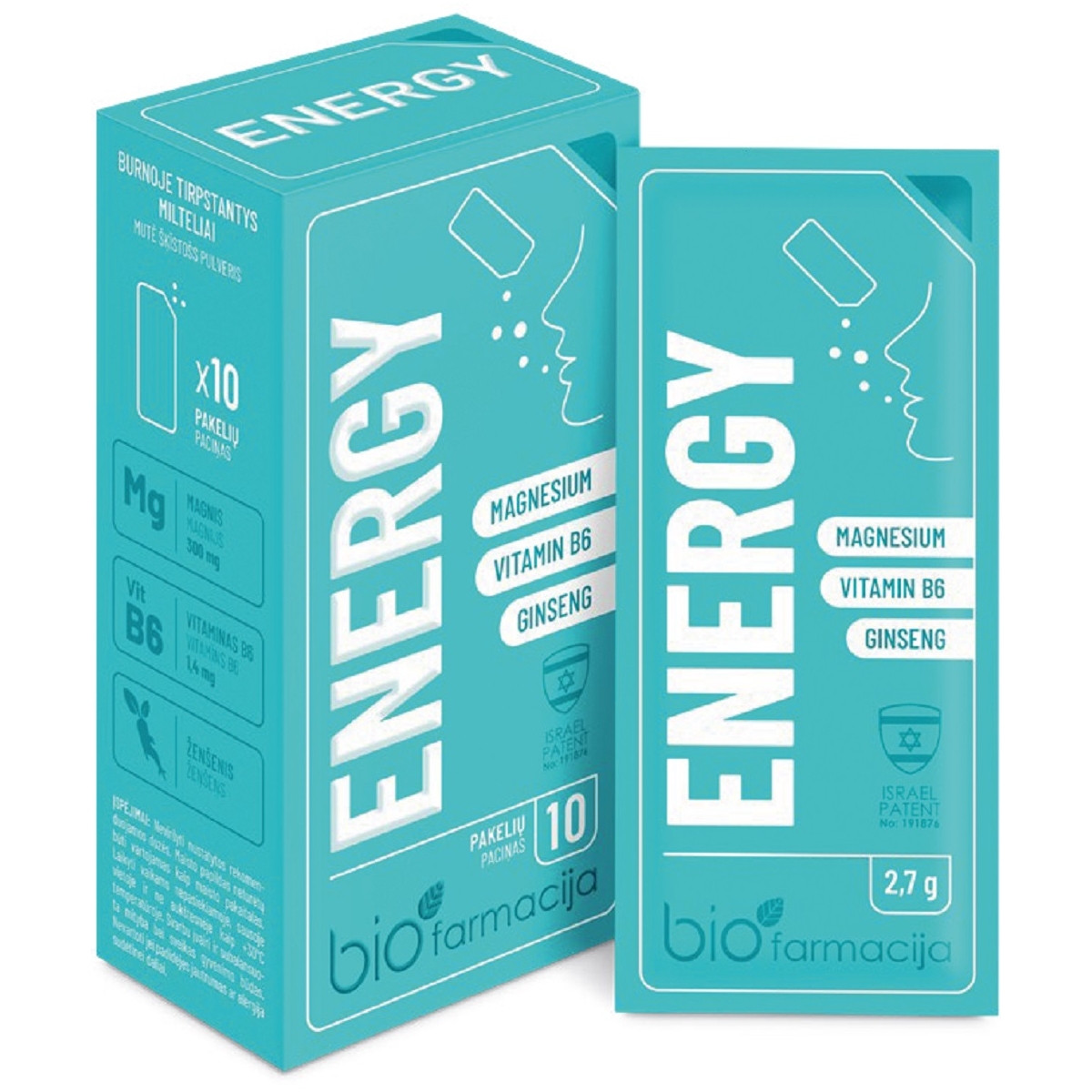 ENERGY MUTĒ ŠĶĪSTOŠS PULVERIS, N10 - Produkta attēls