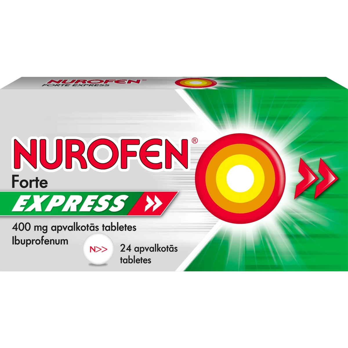 NUROFEN FORTE EXPRESS 400MG APV. TABLETES N24