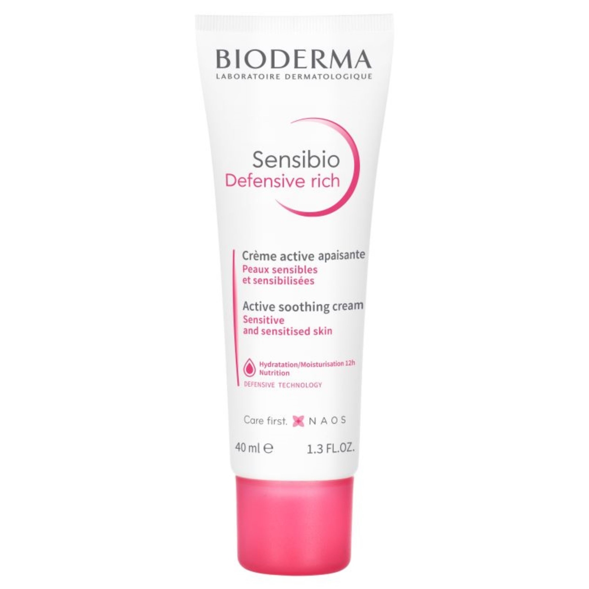 BIODERMA Sensibio Defensive rich aktīvs nomierinošs krēms, 40 ml - Produkta attēls