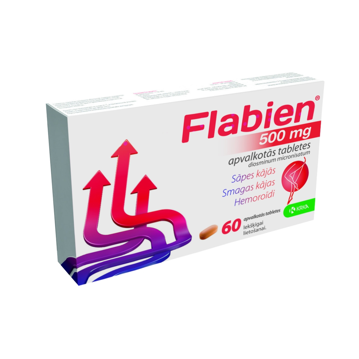 FLABIEN 500MG TBL N60 - Produkta attēls