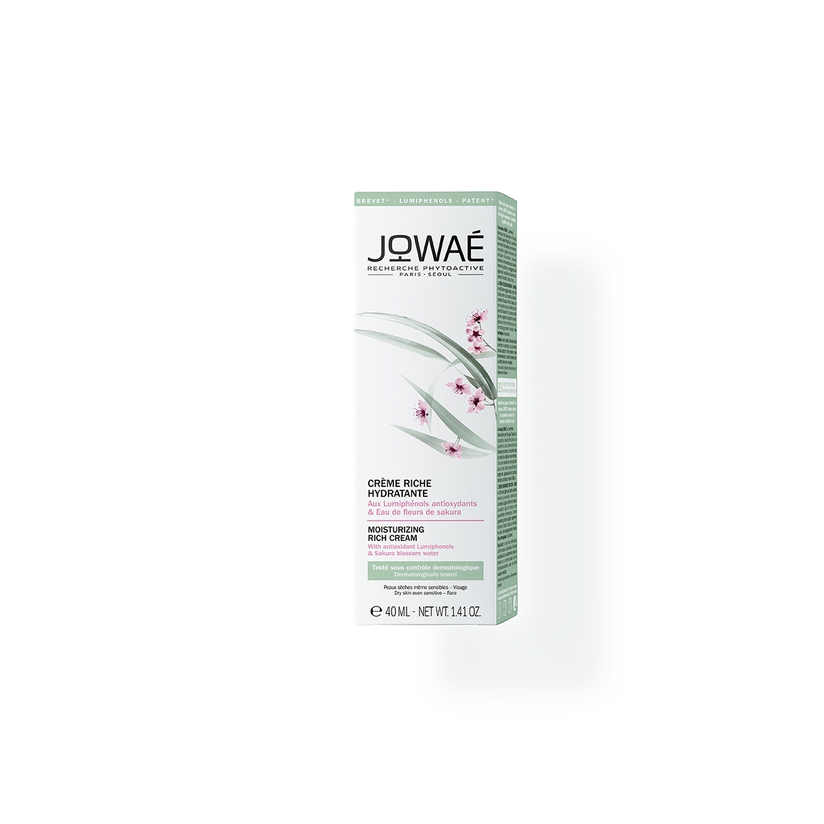 JOWAE Moisturizing Rich mitrinošs krēms sausai ādai, 40 ml - Produkta attēls