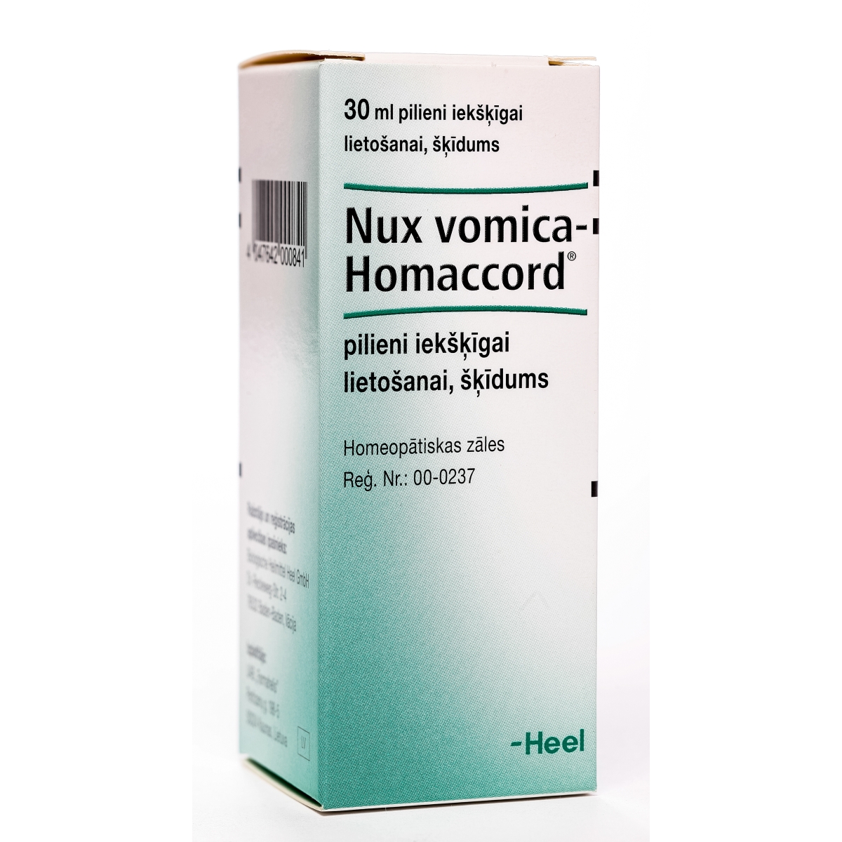 NUX VOMICA-HOMACCORD PILIENI 30ML