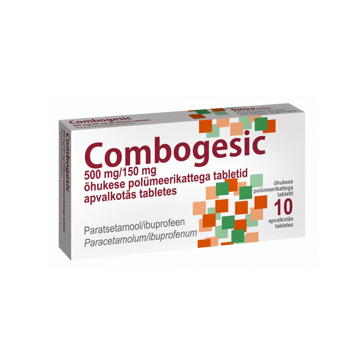 COMBOGESIC 500MG/150MG TBL N10