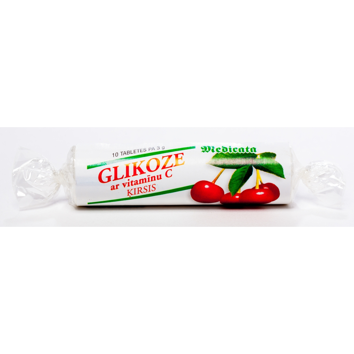 GLIKOZE AR C VITAMĪNU ĶIRSIS N10 (LIETUVA) - Produkta attēls