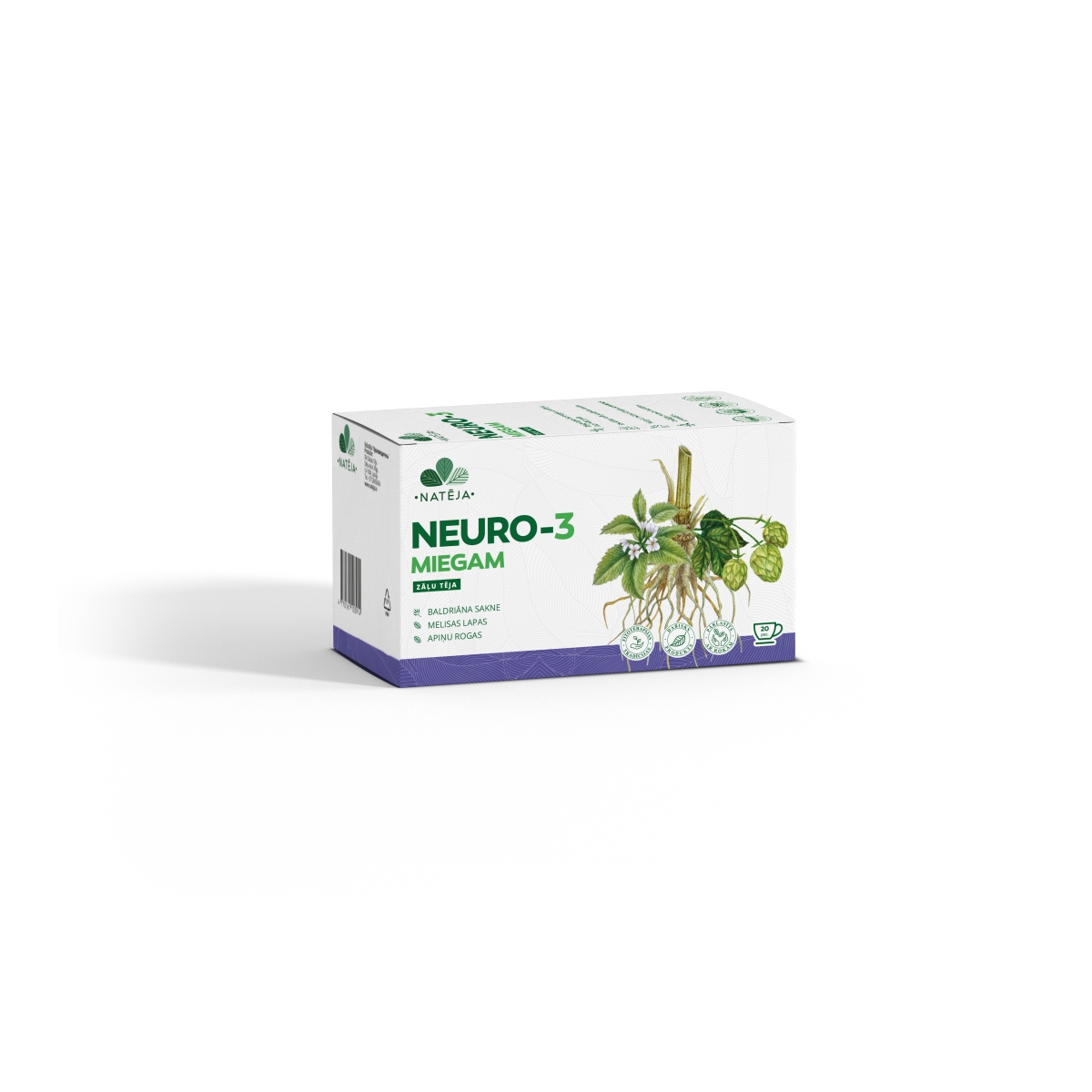 NATĒJA NEURO-3, zāļu tēja miegam, N20