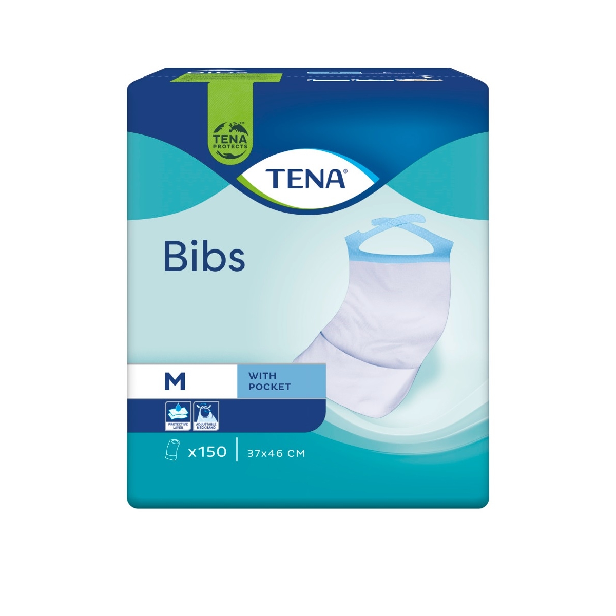 TENA Bibs priekšauti 37x46cm, 150 gab.