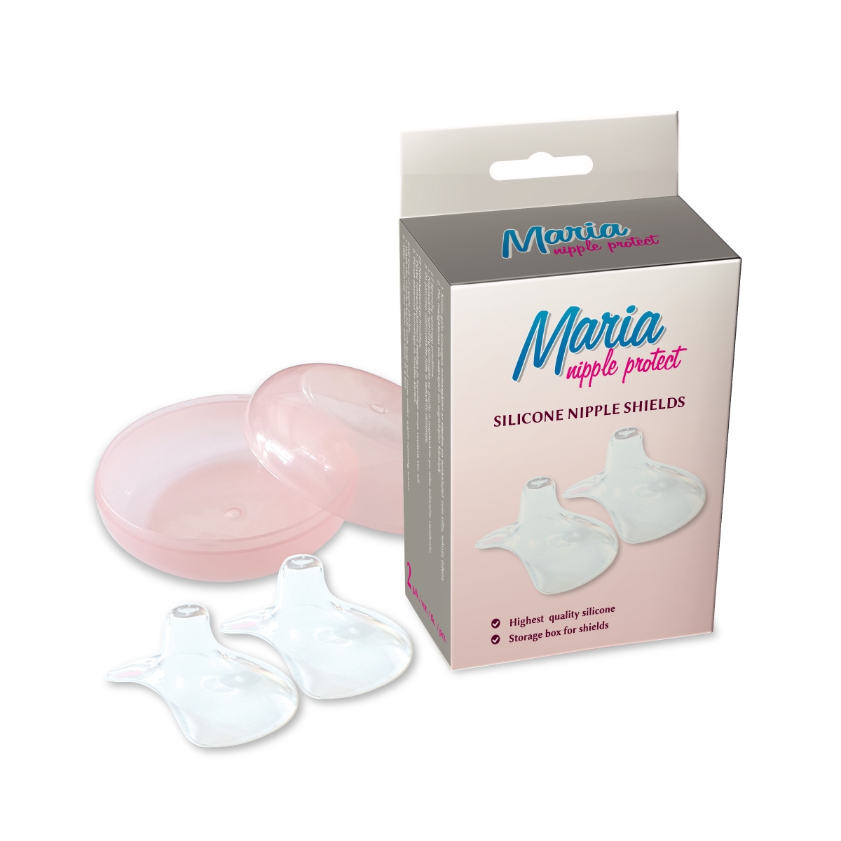 MARIA Nipple Protect krūšu galu aizsargi, 2 gab. - Produkta attēls