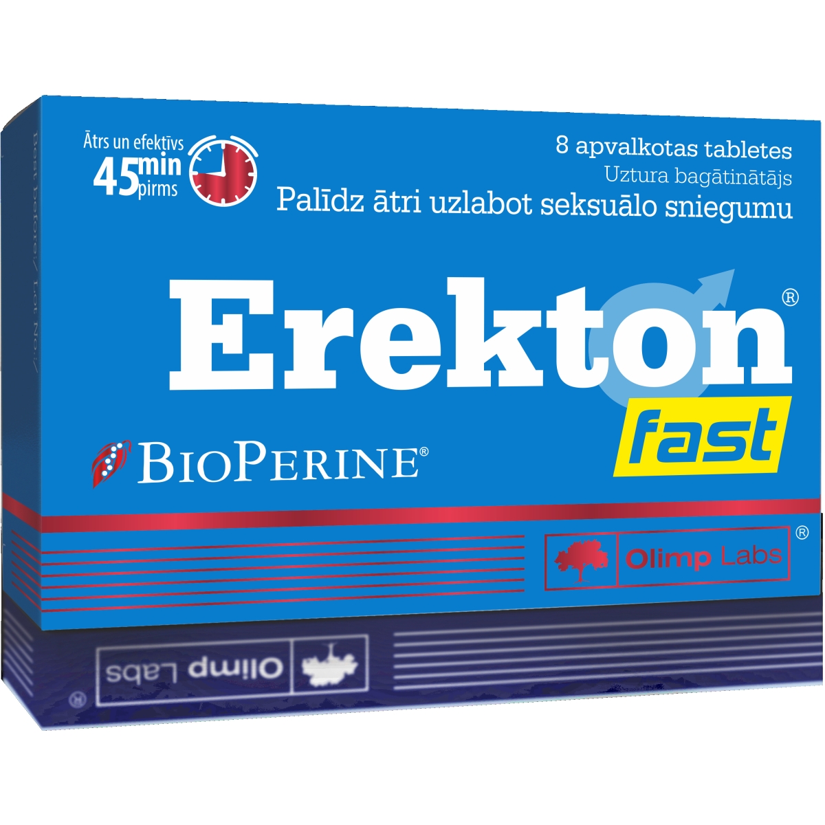 OLIMPLABS EREKTON FAST TABLETES N8 - Produkta attēls