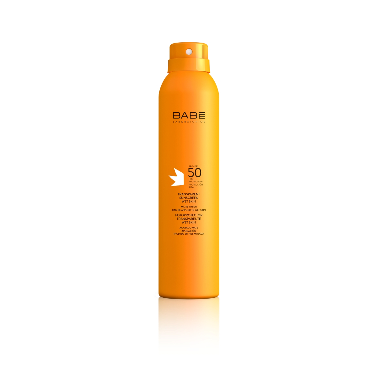 BABĒ Sun SPF 50 caurspīdīgs saules aizsarglīdzeklis mitrai ādai, 200ml