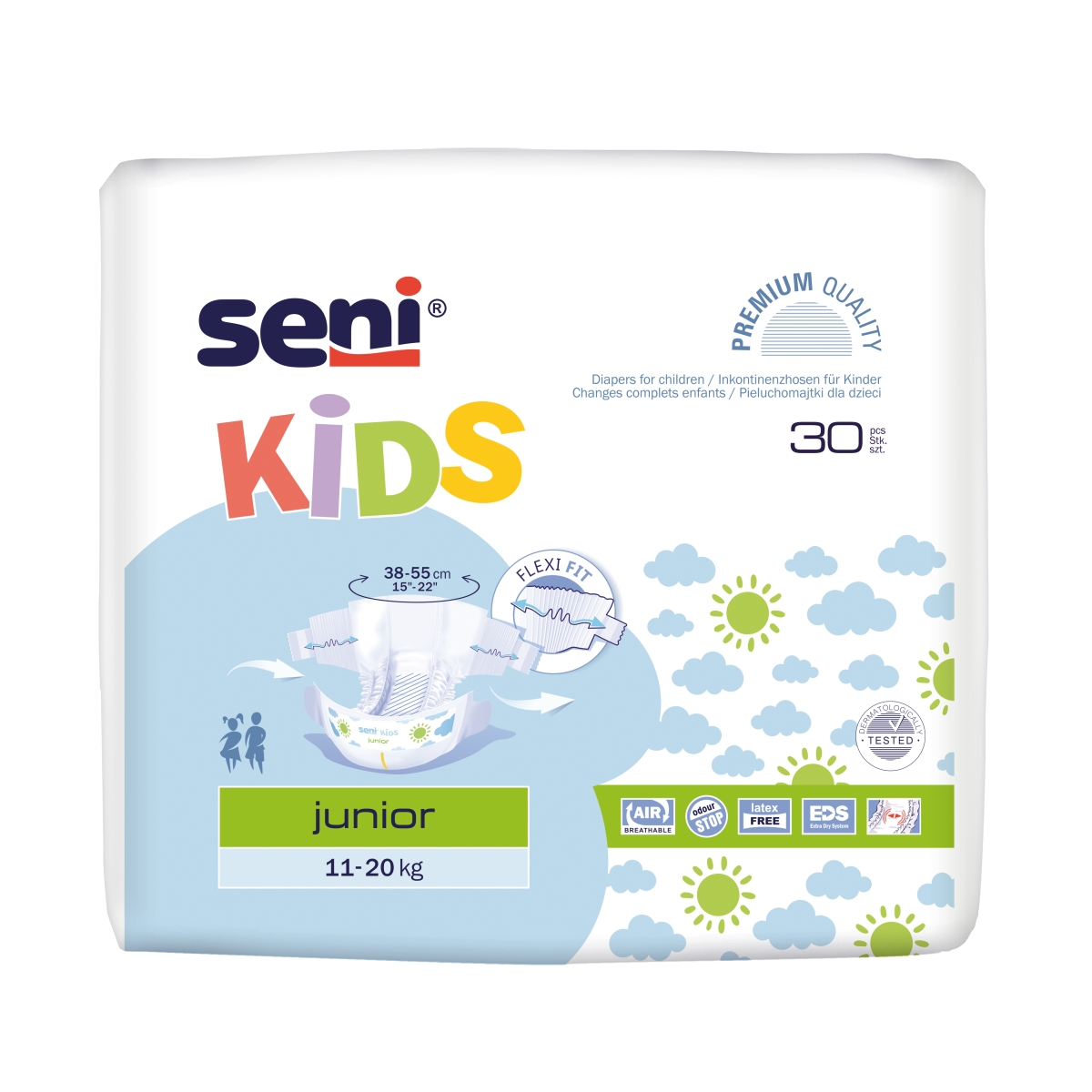 SENI KIDS Junior autiņbiksītes (11-20 kg), 30 gab.