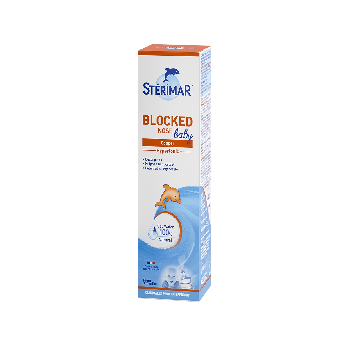 STERIMAR Baby Blocked Nose sprejs, 50 ml - Produkta attēls