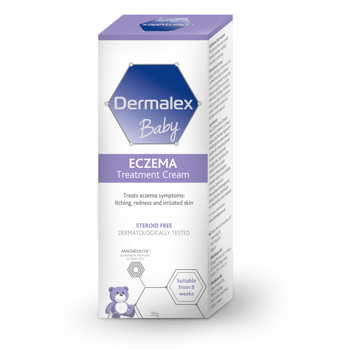 DERMALEX Baby Eczema krēms, 30 g - Produkta attēls