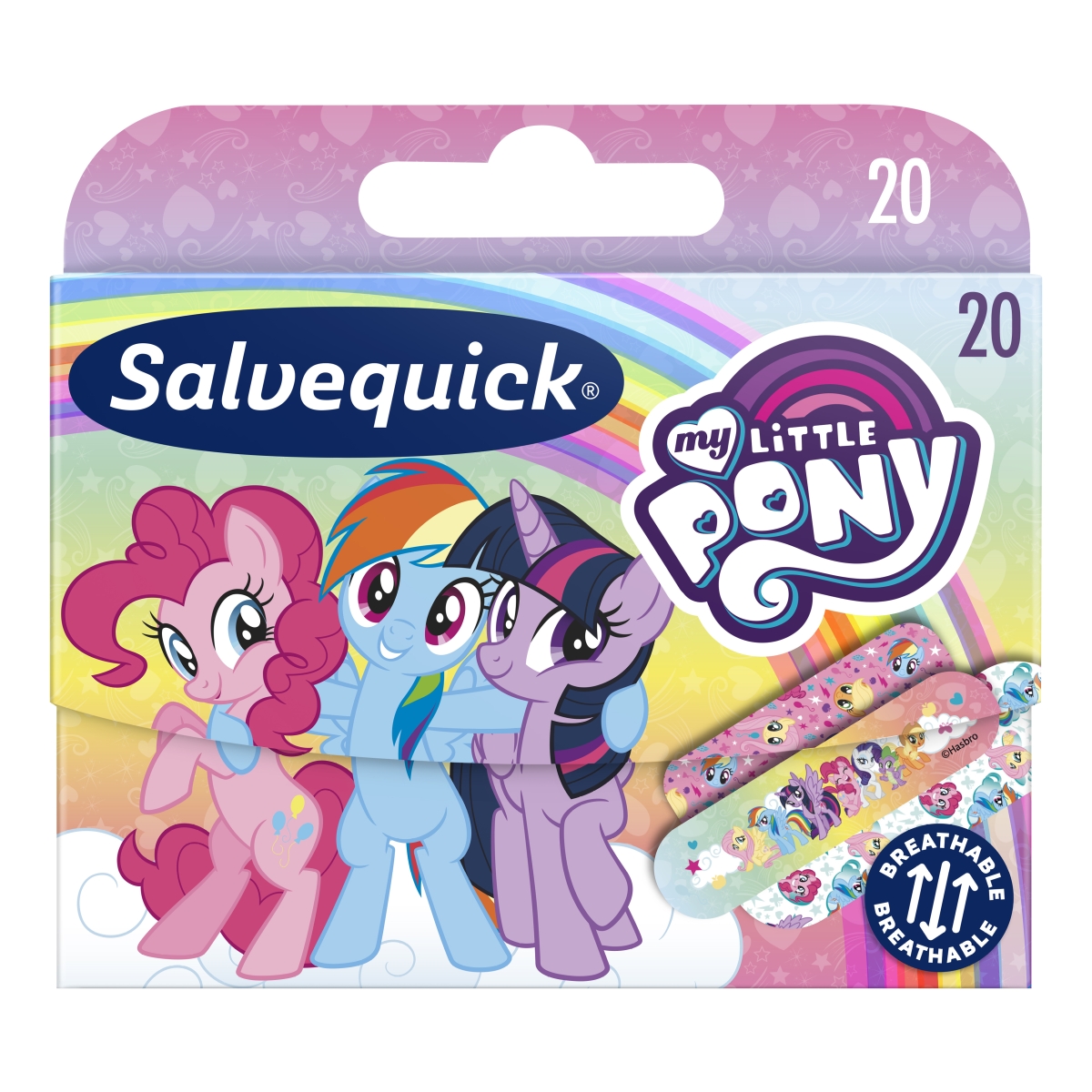 SALVEQUICK My little pony plāksteri bērniem, 20 gab. - Produkta attēls