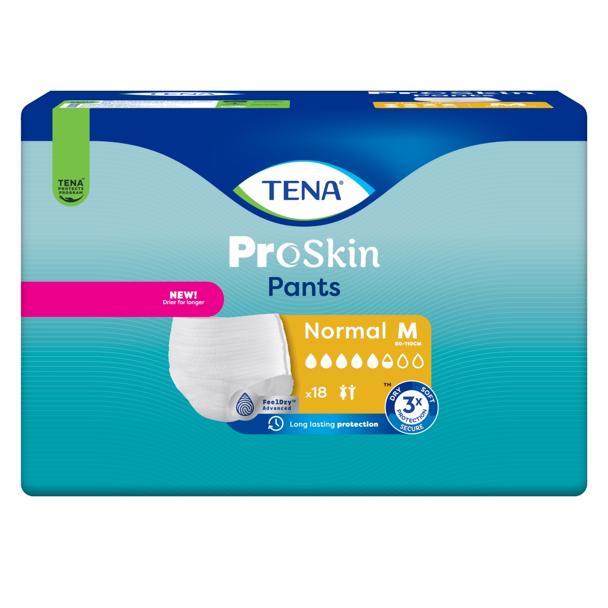 TENA Pants Normal biksītes M izmērs, 18 gab.