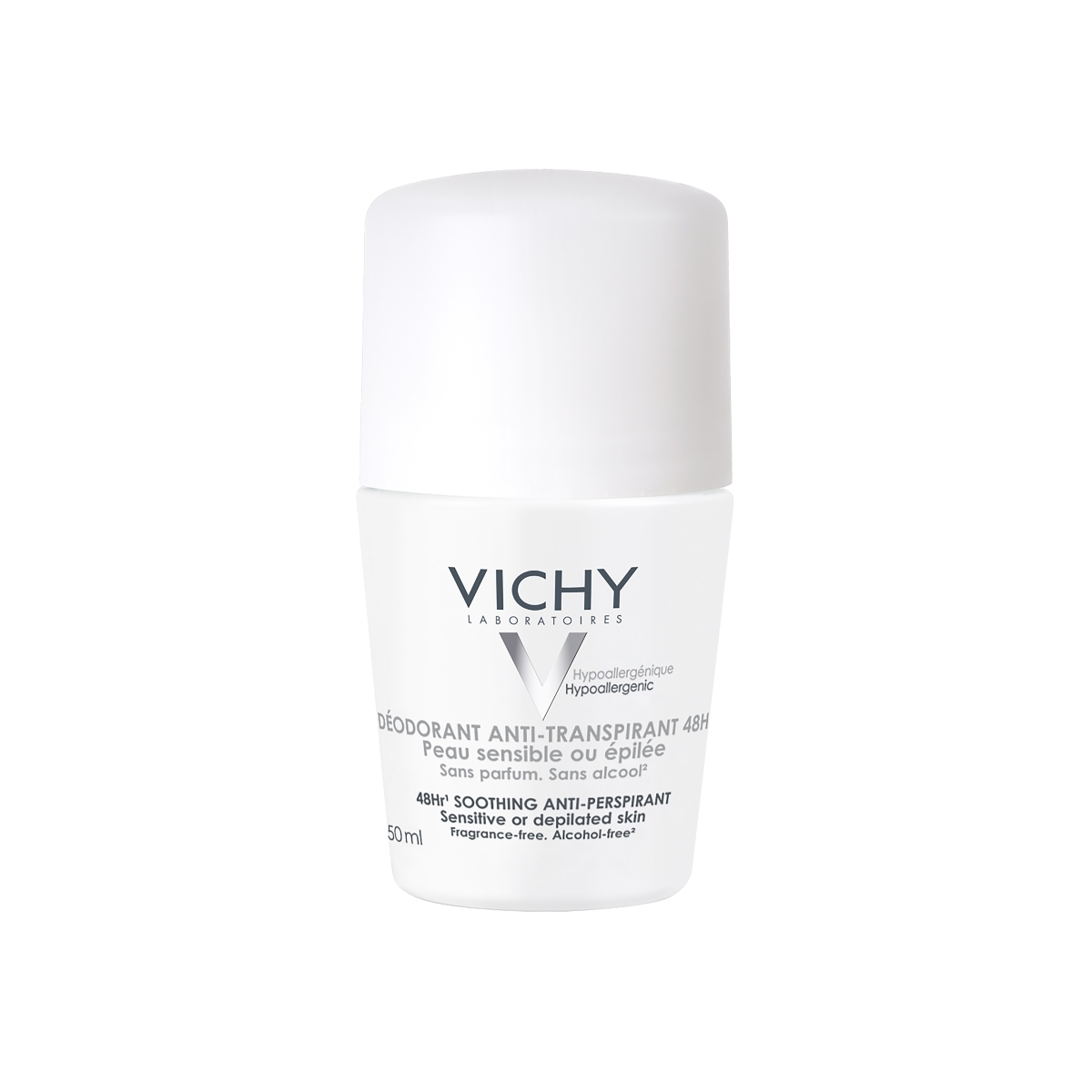 VICHY dezodorants-rullītis ar 48h iedarbību ļoti jutīgai ādai, 50 ml