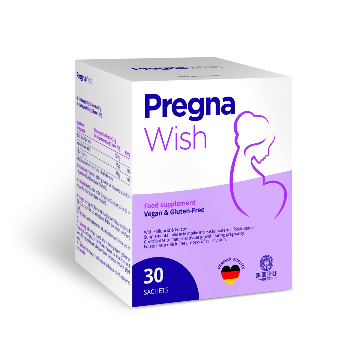 PREGNAWISH 2.1G PULVERIS N30 ; 13023 - Produkta attēls