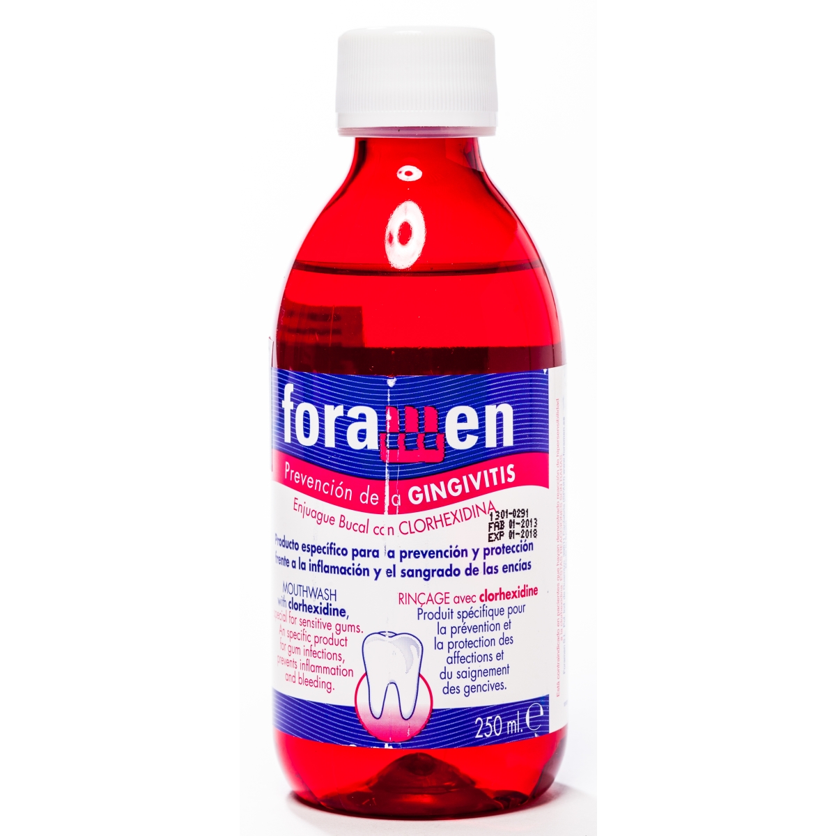 FORAMEN MOUTH WASH CLORHEXIDINE 250ML;019 - Produkta attēls