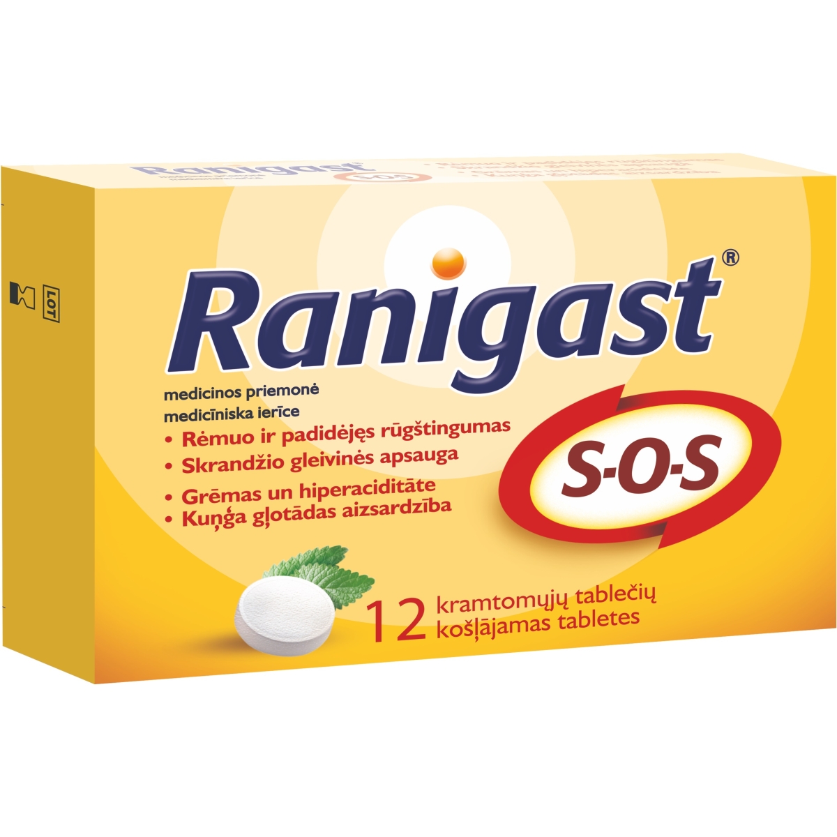 Ranigast SOS - Produkta attēls